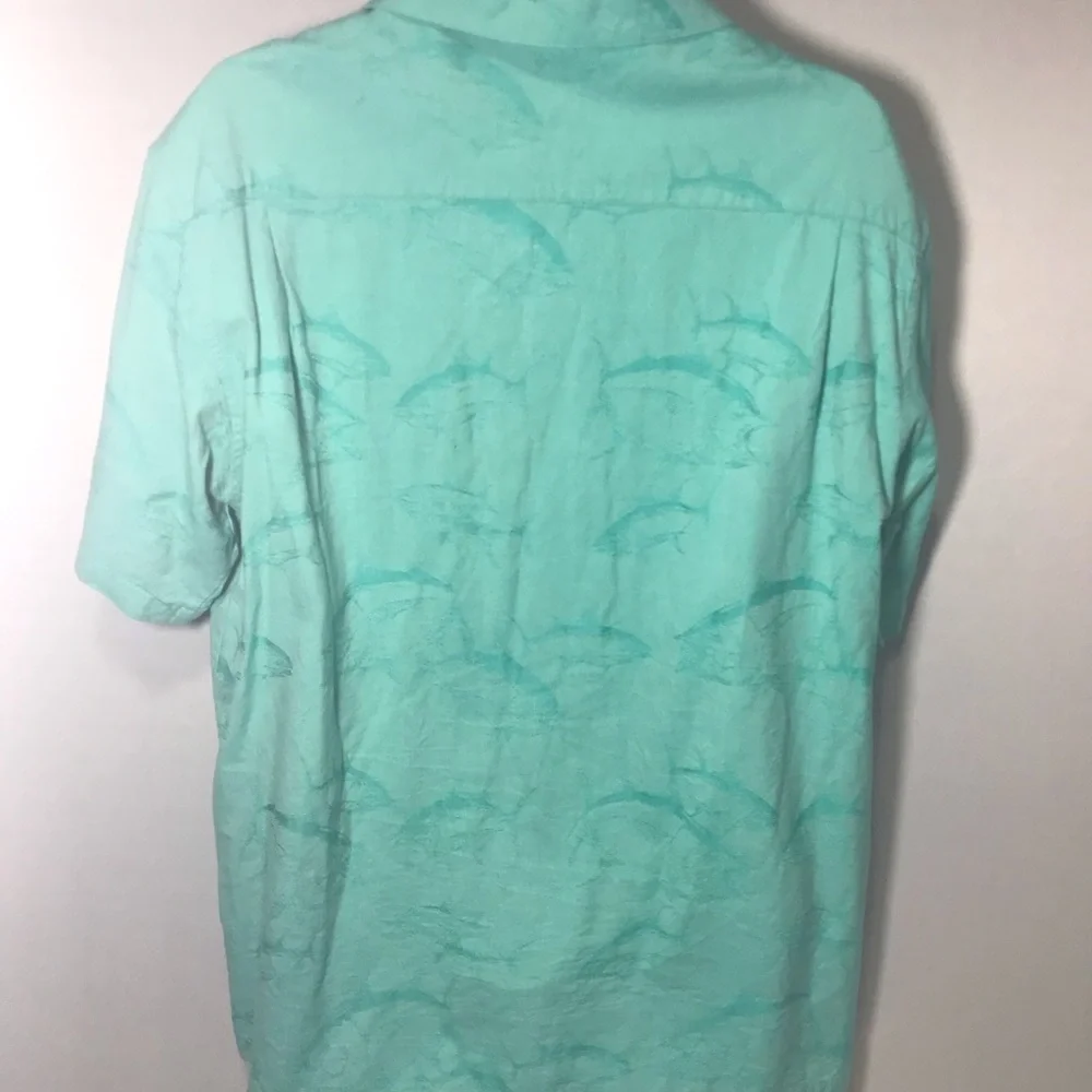 Columbia River Lodge Fish Button Down Size XL - Picture 3 of 5